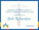 Beth Richardson Kundalini Reiki Level 2 Certificate.jpg